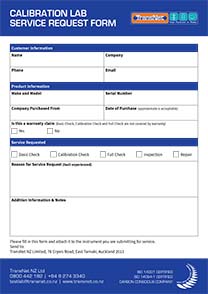 Lab Service Request Form